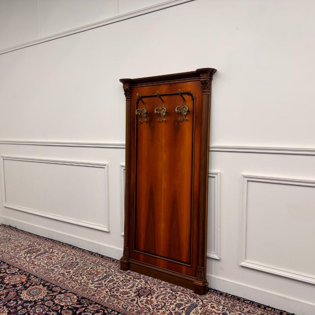 Classic Wall Wardrobe with Coat Rack For Sale - Image 3 of 13