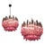 Vintage Italian Chandelier, Murano, 1980s, Set of 2 For Sale