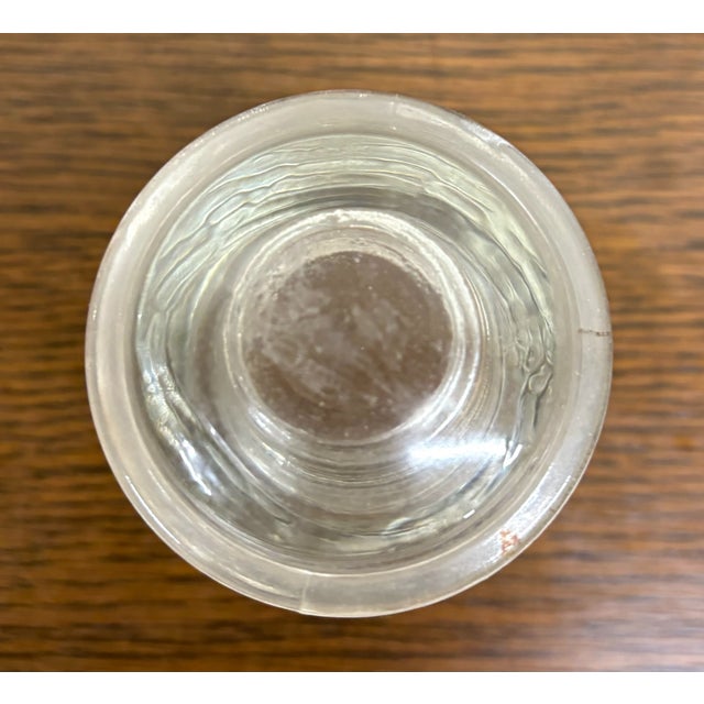 Glass Vintage Clear Glass Hemingray-10 Insulator 13-54 For Sale - Image 7 of 7