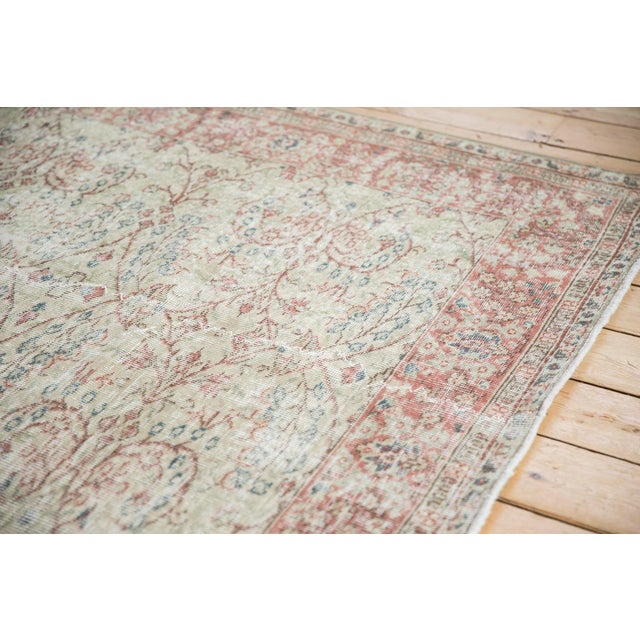 Traditional Vintage Distressed Sparta Carpet - 5'1" x 7'11" For Sale - Image 3 of 7