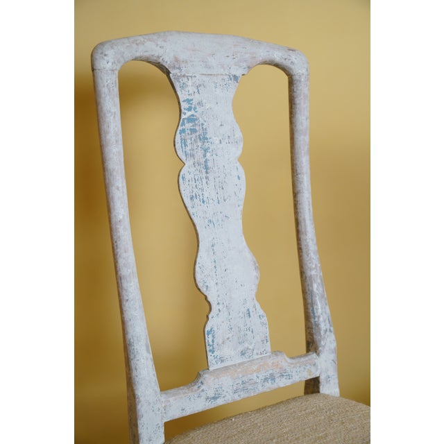 18th Century Swedish Rococo Side Chairs - Set of 2 For Sale - Image 9 of 14