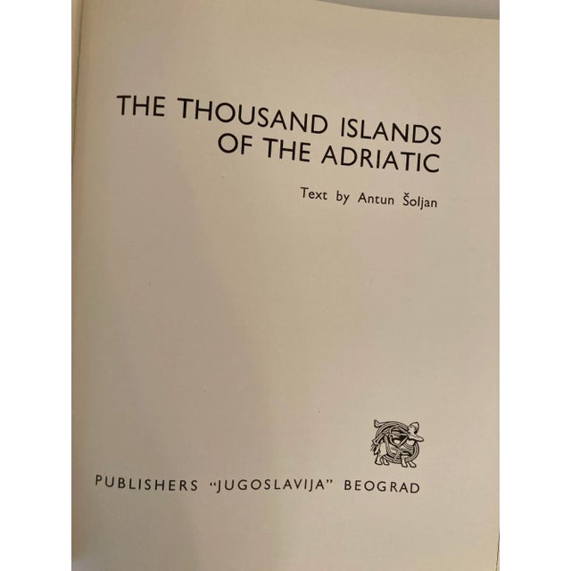 The Thousand Islands of the Adriatic Hardcover Book 1965 1st Edition For Sale In Palm Springs - Image 6 of 13
