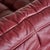Togo Modular Sofa in Oxblood Red Leather attributed to Michel Ducaroy for Ligne Roset, 2000s, Set of 4 For Sale - Image 9 of 18