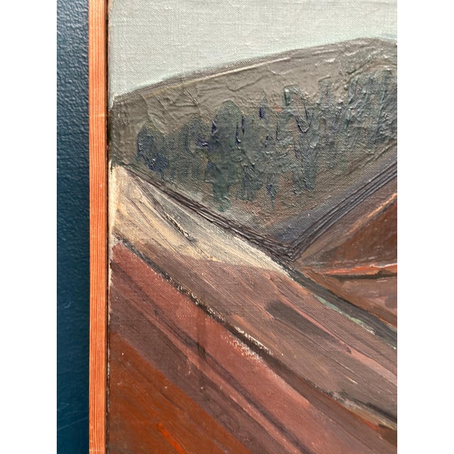 Eric Julius, Glumslövs Backar, 1950s, Oil Painting on Canvas, Framed For Sale - Image 13 of 18