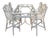 Chippendale Bamboo Dining Set - 5 Pieces For Sale