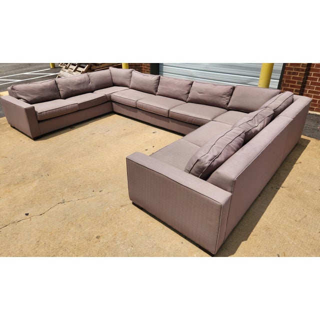 Contemporary Very Large Mitchell Gold Bob Williams Sectional Sofa For Sale - Image 3 of 13