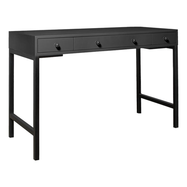 Maple Writing Desk - Black For Sale