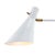 Regina Andrew Spyder Steel Sconce, White & Natural Brass For Sale - Image 4 of 7