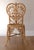 Vintage 1970s Boho Bamboo & Rattan Heart Back Chair For Sale - Image 4 of 17