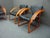 Futuristic Leather Armchairs, 1980s, Set of 4 For Sale - Image 6 of 18