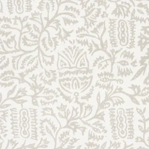 Schumacher Morris Fabric in Taupe