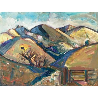 Expressionist Plein Air Oil Painting Landscape James Hartman For Sale