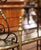 Early 20th C. French Wrought Iron and Brass Baker’s Rack With Glass Shelves For Sale - Image 11 of 13