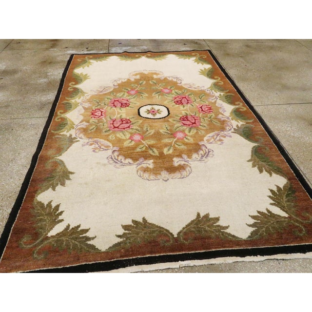 Galerie Shabab Collection Mid-20th Century European Continental Carpet For Sale - Image 9 of 11