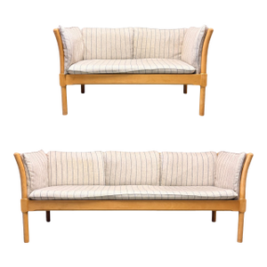 Mid 20th Century Danish Spoke-Back Sofa Set