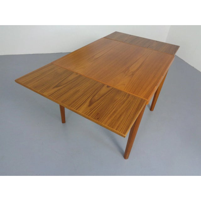 Extendable Teak Dining Table, 1960s For Sale - Image 4 of 18