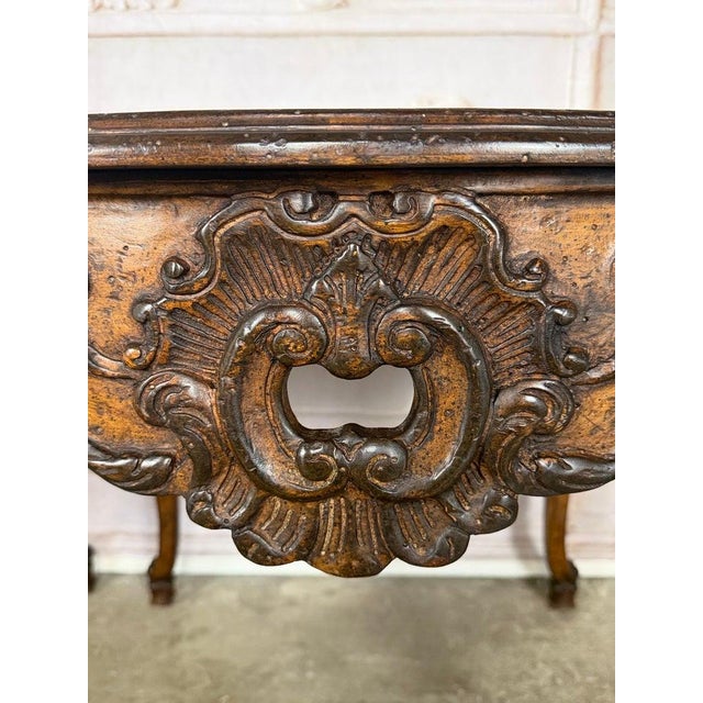 Pair of Louis XV Side Tables, Burl Walnut, Hand-Carved, Circa 1920s For Sale - Image 4 of 18