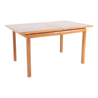 Merton Gershun for American of Martinsville Style Mid Century Blonde Dining Table For Sale