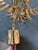 Luxury Venetian Smoked-Fumè and Green “Palmette” Murano Glass Plating Gold Chandelier For Sale - Image 4 of 7