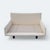 Late 20th Century Postmodern Italian Lounge Chairs in Textured Cream Fabric, Pair, Leather For Sale - Image 9 of 18