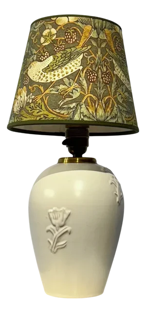 Ceramic Table Lamp by Jerk Werkmäster for Nittsjö, Sweden, 1940s