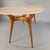 Wood Table with Oval Marble Top in Beech and Marble, 1950s For Sale - Image 7 of 15