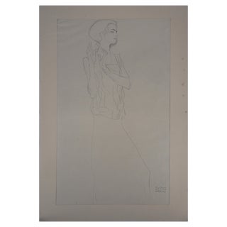 Gustav Klimt, Actress, 1919, Signed Lithograph For Sale