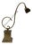 Vintage 1960s Treble Clef Piano Light For Sale