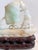 Antique Chinese Qing Heavy Jadeite Jade Boat Smooth Sailing Figurines W/ Stand For Sale In Los Angeles - Image 6 of 12