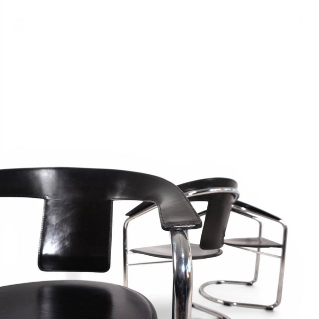 Dining Chairs by A. Rizzatto for Lo Studio, 1980s, Set of 4 For Sale - Image 14 of 18