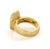 Contemporary H.Stern Moonstone Diamond 18k Yellow Gold Oval Ring, Size 7.5 For Sale - Image 3 of 4