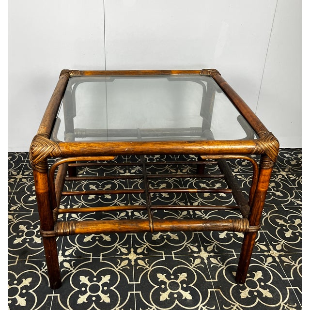 Mid-Century Bamboo Coffee Table For Sale - Image 14 of 14