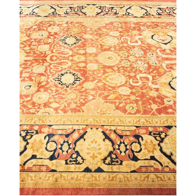 Solo Rugs Mogul, One-of-a-Kind Hand-Knotted Area Rug in Orange, 5' 10" x 8' 9" For Sale - Image 4 of 8
