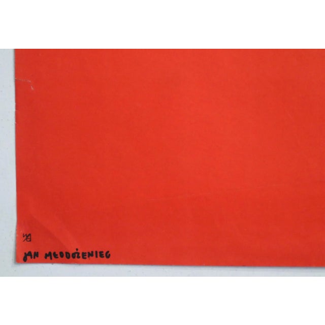 1970s 1979 Polish Circus Poster, Cyrk (Horse) - Mlodozeniec For Sale - Image 5 of 5