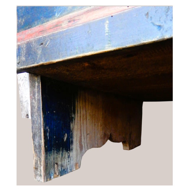 19th Century Painted European Blanket Chest For Sale In Columbus - Image 6 of 14