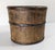 Farmhouse 19th Century Primitive Rustic Small Wood and Iron Bucket With Great Surface For Sale - Image 3 of 12