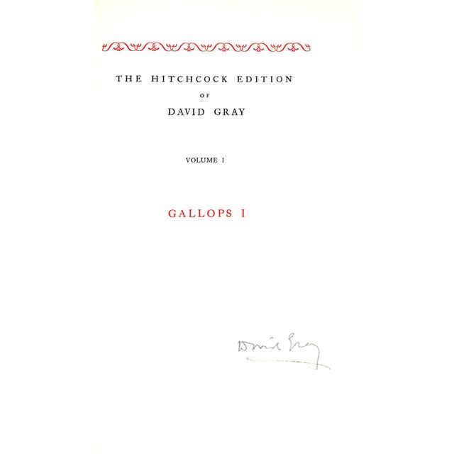 Traditional "Gallops I, 2 & Mr. Carteret" 1929 Gray, David For Sale - Image 3 of 9