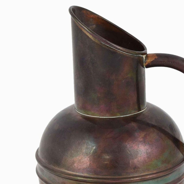 Art Nouveau English Copper Jug by H. Loveridge & Co. For Sale - Image 3 of 5