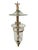 Metal Vintage Chapman & Myers Style Brass and Glass Hurricane Wall Sconces – Pair of Mid-Century Lantern Candle Holders For Sale - Image 7 of 17