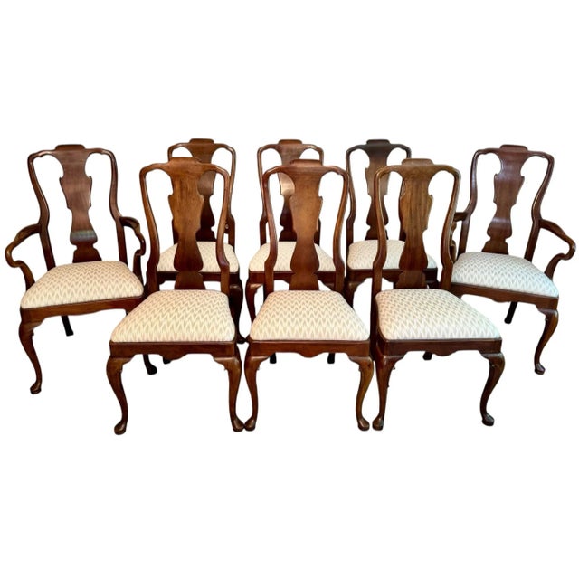 Henredon “Aston Court” Dining Room Chairs - Set of 8 For Sale - Image 12 of 12