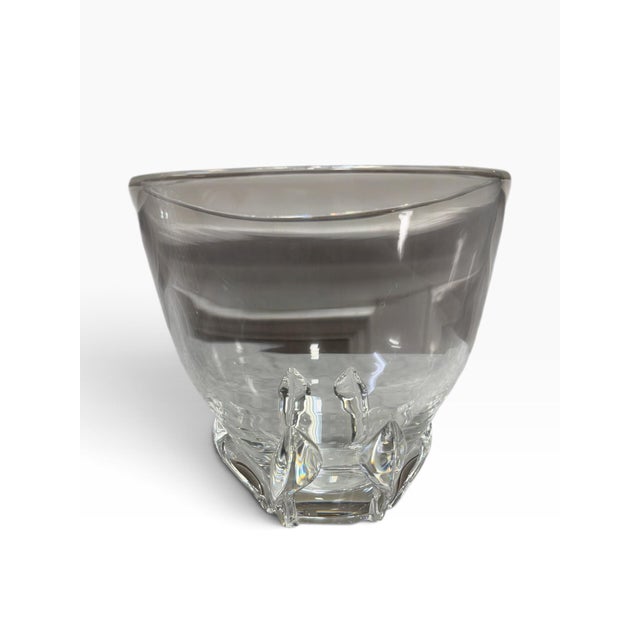 Mid 20th Century Mid-Century Steuben Crystal "Deep Flower" Centerpiece Bowl by Donald Pollard For Sale - Image 5 of 6