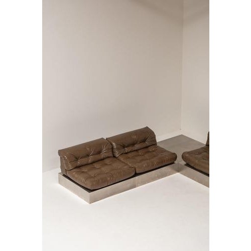First Edition Mah Jongh Sofa from Roche Bobois, 1970s, Set of 3 For Sale - Image 3 of 18