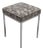 Mid-Century-Modern Chrome and Fabric Stool from Brume, Germany, 1960s, Set of 5 For Sale