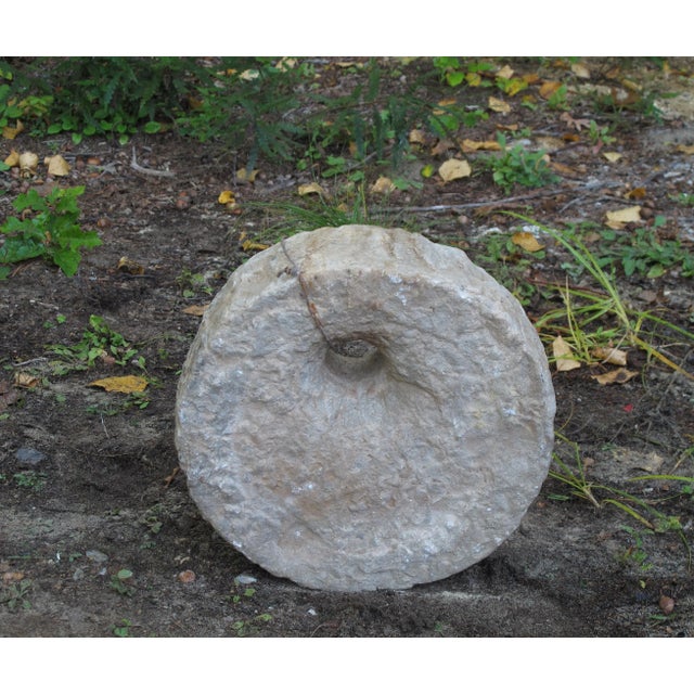 1930s 1930s Granite Mill Water Fountain Stone 14 For Sale - Image 5 of 7