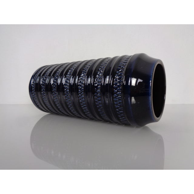 Dark Blue E4-30 Ceramic Vase from Carstens Tönnieshof, Germany, 1960s For Sale - Image 9 of 16