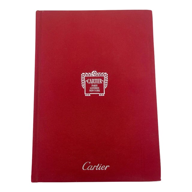 Cartier Paris Londres New York Red Jewelry Book Hardcover Small Book For Sale