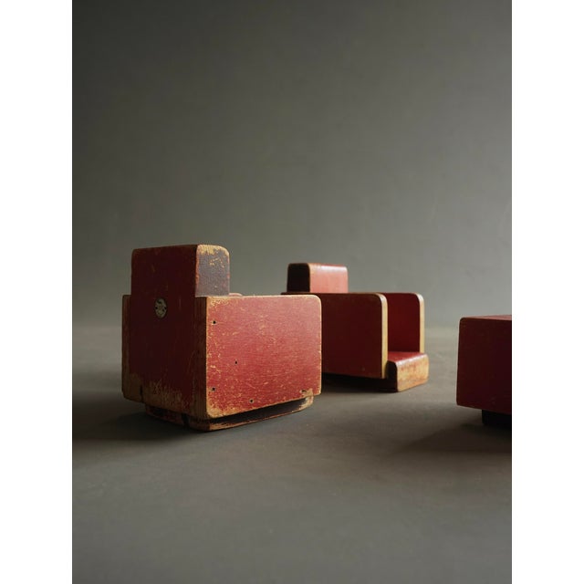 Vintage Toy Furniture by Ko Verzuu for Ado, 1930s, Set of 3 For Sale - Image 13 of 18