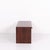 Wall-Mounted Rosewood Cabinet with Glass Doors, 1960s For Sale - Image 3 of 9