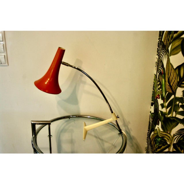 Metal Hada Desk Lamp by Carmen Ramos Flores for Phase, 1971 For Sale - Image 7 of 9