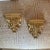 Gilded English Style Wall Brackets